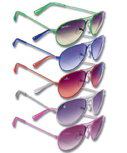 Ladies Color Style Metal Sunglasses